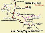 Jiankou Great Wall Map